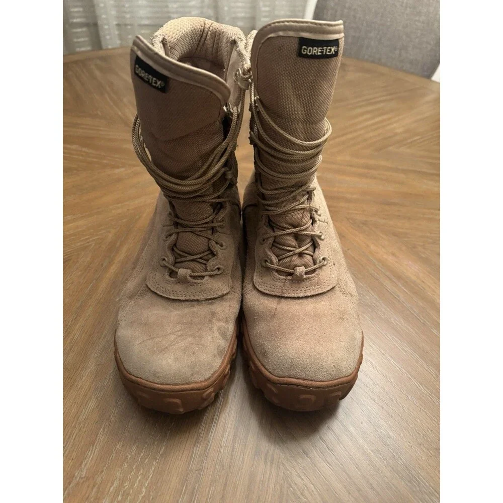 Rocky S2V Special Ops Boots Men 9.5 R Tactical Coyote Tan Military